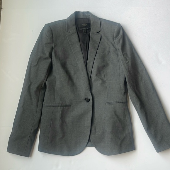 J. Crew 1035 Campbell Blazer In Super 120s Wool Tall - Picture 3 of 8
